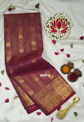 Beet Pink - Korvai Silk Cotton Muthukattam Rich Pallu and Yaanai, Mayil Border with Mayil Buttas - Best for Wedding Functions