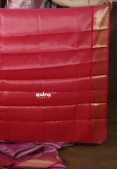 Dual shade Magenta Pink and Gold - Kushboo - Banarasi Tissue silk saree with Getti Zari Border - Perfect for Evening Functions