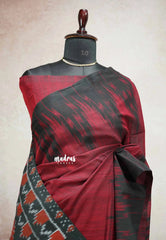 Maroon - Nandhitha sambalpuri ikkat khadi