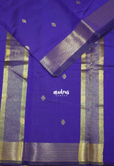 Thendral - Kanchi semi silk Nayanthara inspired borders and buttas - Purple