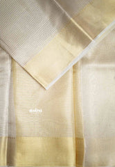 Nayanthara Ambani wedding saree - Banarasi Tissue silk - Beige color