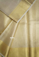 Nayanthara Ambani wedding saree - Banarasi Tissue silk - Beige color