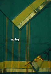 Nayanthara inspired Karthigai silk cotton - Green