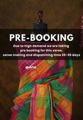 (PRE-BOOKING) Heritage Rainbow - Isha - Chanderi Silk with Paalum Pazhamum Kattam prints Prints - Best for Small Functins
