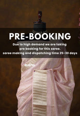 (PRE-BOOKING) Pastel Pink - Premium Jute Silk with sequence work body - Perfect for Night Functions