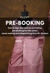 (PRE-BOOKING) Mauve onion Pink - Jute Tussar Silk Saree Kattam in Body with Plain Border - Perfect for Festive Wear