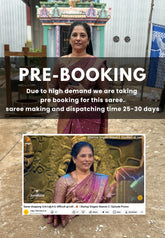 (PRE-BOOKING) Golden Shade Magenta Mist - Thendral - Kanchi tissue silk Saree with Rich Pallu and Blouse - Perfect for Wedding Functions