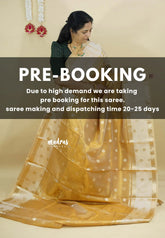 (PRE-BOOKING) Golden glam  - Soft Organza Tissue Silk