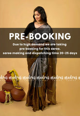 (PRE-BOOKING) Soft Gold and silver Half and Half Tissue khadi