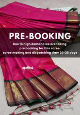(PRE-BOOKING) Royal Bright Pink Glow - Sico Gadwal semi silk