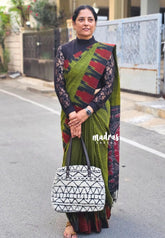 Chutney green - Nandhitha sambalpuri ikkat khadi