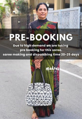 (PRE-BOOKING) Chutney green - Nandhitha sambalpuri ikkat khadi