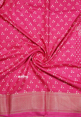 Rani pink - Light weight Vasundra printed silk