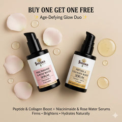 Combo: Peptide Collagen Serum & Niacinamide Rosewater Serum