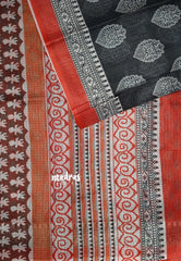 Nightfall Black - Shalini Fancy Kota Cotton with Prints - Best for Office Wear