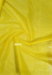 Lemon yellow - Shalini Premium kota silk with Ghiccha pallu