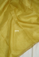 Yellowish Green - Shalini Premium Kota Silk Saree Plain with Floral Printed Blouse - Best for Office Wear | Casual Wear