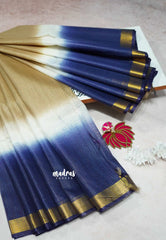 Light Brown - Shalini Premium kota silk gradient colors with small border