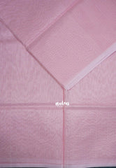 Pastel Pink - Shalini Plain Kota Silk Saree with Checks - Perfect for Office Wear | Casual Wear