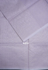 Creamy Lavender - Shalini Kota Silk Saree with Checks - Perfect for Office Wear | Casual Wear