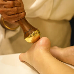 Suvana Kansa Wand – Ayurvedic Bronze Massager for Face & Foot