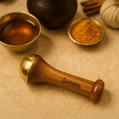 Suvana Kansa Wand – Ayurvedic Bronze Massager for Face & Foot