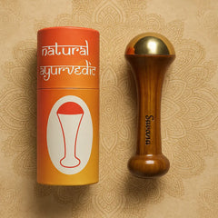 Suvana Kansa Wand – Ayurvedic Bronze Massager for Face & Foot