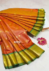 Mustard Orange - Sico Gadwal semi silk