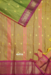 Dual shade Green - Sico Gadwal semi silk