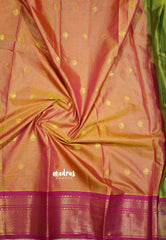 Dual shade Green - Sico Gadwal semi silk
