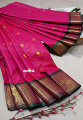 Royal Bright Pink Glow - Sico Gadwal semi silk