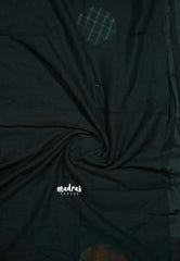 Midnight Dots – Black Handcrafted Mul Cotton Saree