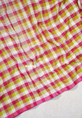 Watermelon Nimbo checks - Soft Mul cotton with Madras checks - Perfect for Office Wear | summer wear | Casual wear