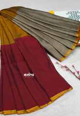 (PRE -BOOKING) Triple color - Soft mul cotton without blouse