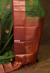 Olive Green - Sowbhagya Gift silk – Soft Silk Elegance Saree with Rich Pallu and Blouse - Perfect for Festive Celebration