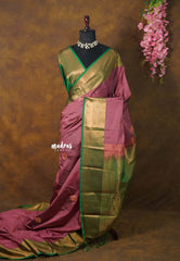 Mauve Pink - Sowbhagya Gift silk – Soft Silk Elegance Saree with Rich Pallu and Blouse - Perfect for Festive Celebration