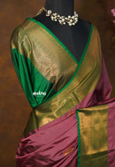 Mauve Pink - Sowbhagya Gift silk – Soft Silk Elegance Saree with Rich Pallu and Blouse - Perfect for Festive Celebration