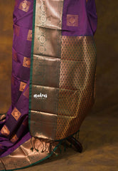 Mulberry Purple - Sowbhagya Gift silk – Soft Silk Elegance Saree with Rich Pallu and Blouse - Perfect for Festive Celebration