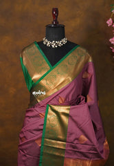 Blush Mauve - Sowbhagya Gift silk – Soft Silk Elegance Saree with Rich Pallu and Blouse - Perfect for Festive Celebration