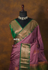Onion pink - Sowbhagya Gift silk – Soft Silk Elegance Saree with Rich Pallu and Blouse - Perfect for Festive Celebration
