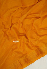 Temple Turmeric Yellow - Subbulakshmi - Sungudi 100 Count Saree Velthari with Annam Border with Blouse Combo - Best for Casual Wear | Summer Wear | School | College | Office wear