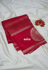 Queen's Pink - Swara – Grandeur Pure Viscose Silk Zari Weaving Saree with Mayil Chakra Border - Best for Diwali Festive | Wedding Functions
