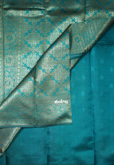 Reddish Pink-D3 - Thendral - Kanchi Art Silk Saree with Flower Border and Buttas - Perfect for Festive Wear