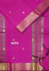 Bright Rani pink - Thendral - Soft Kanchi semi silk