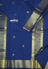 Navy blue - Thendral - Soft Kanchi semi silk - celebrity hit