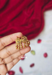 Aimpon - Traditional Peacock Statement Earrings