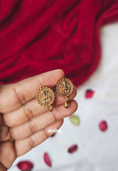 Aimpon - Traditional Temple Lakshmi Statement Earrings