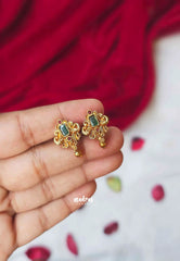 Aimpon - Traditional emerald Statement Earrings