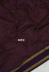Jamun Purple - Vintage Gadwal silkcotton