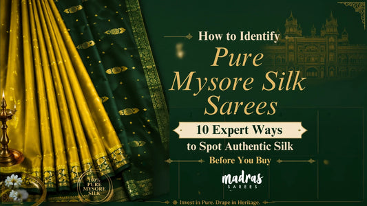 how to identify pure mysore silk sarees